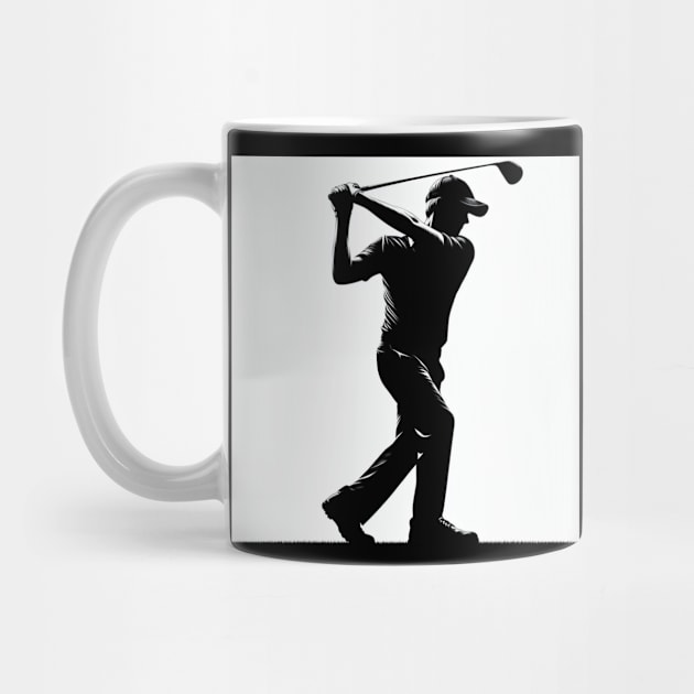 Golf player by Print Forge